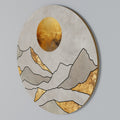 SUNNY BLAZE Round Wall Art