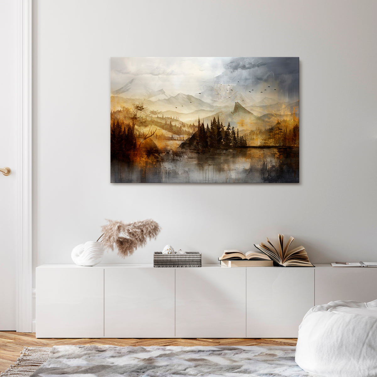 AUTUMN AURA Horizontal Canvas Print
