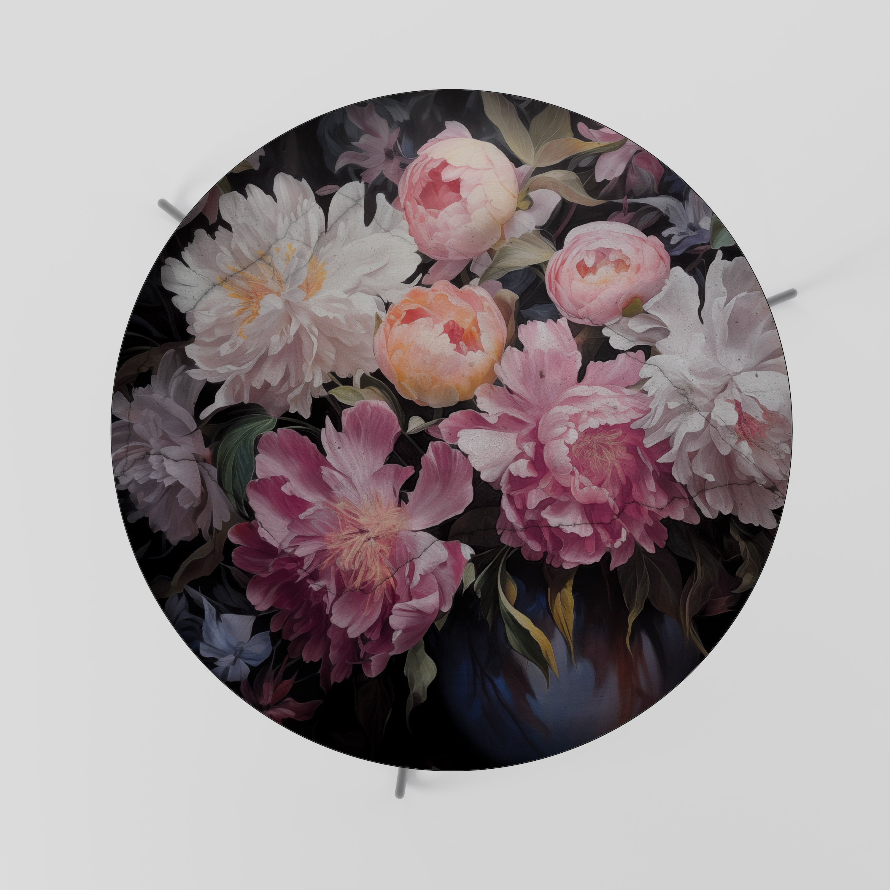 CRASHED PEONIES Soffbord