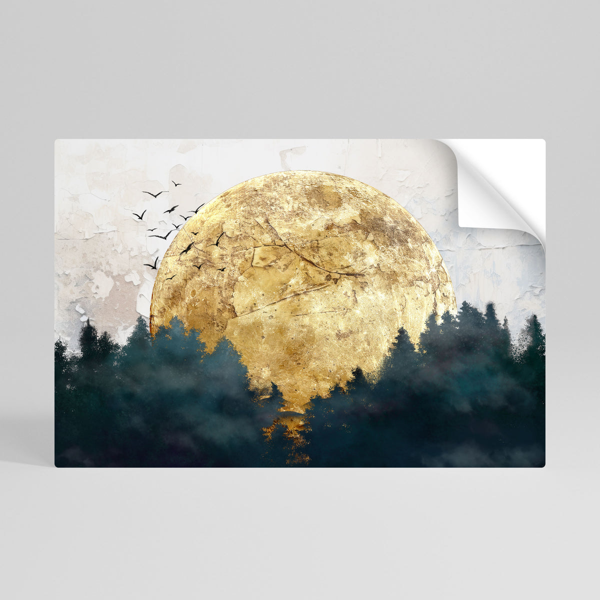 RISING MOON Poster Orizzontale Adesivo