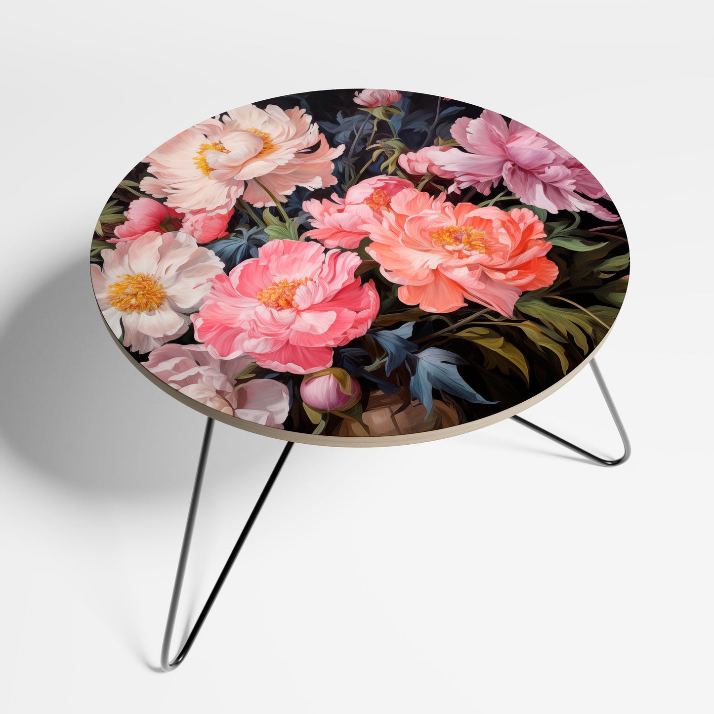 PEONIES BLOSSOM Small Coffee Table