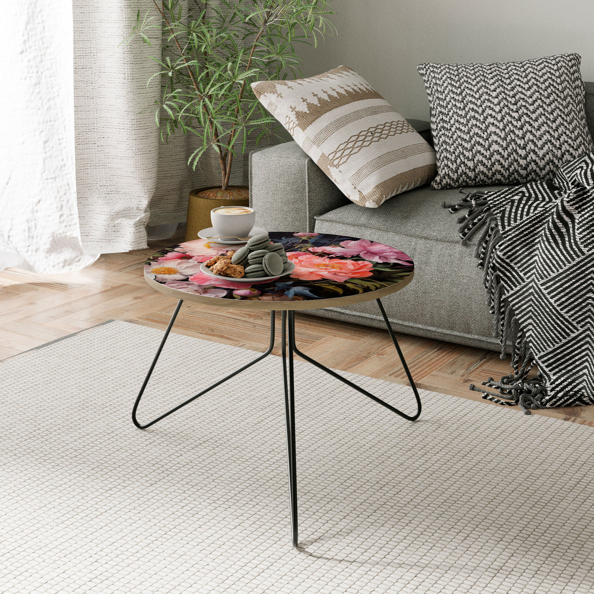 PEONIES BLOSSOM Coffee Table