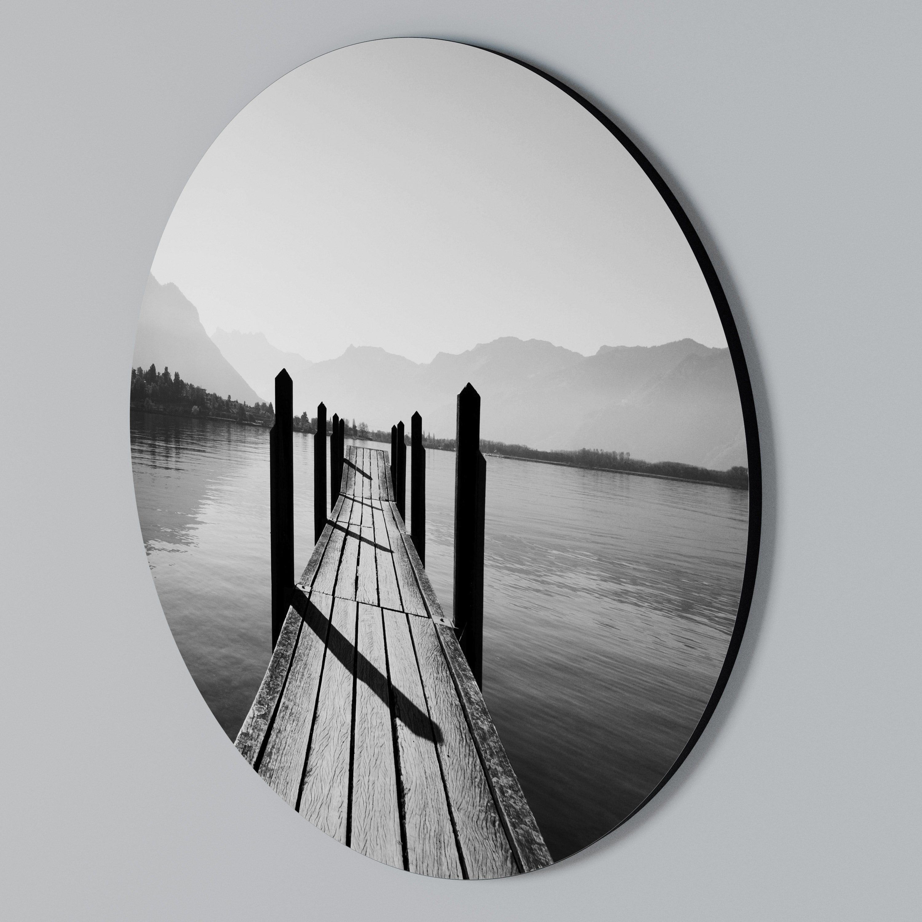 WALK INTO THE DEEP Arte de pared redondo