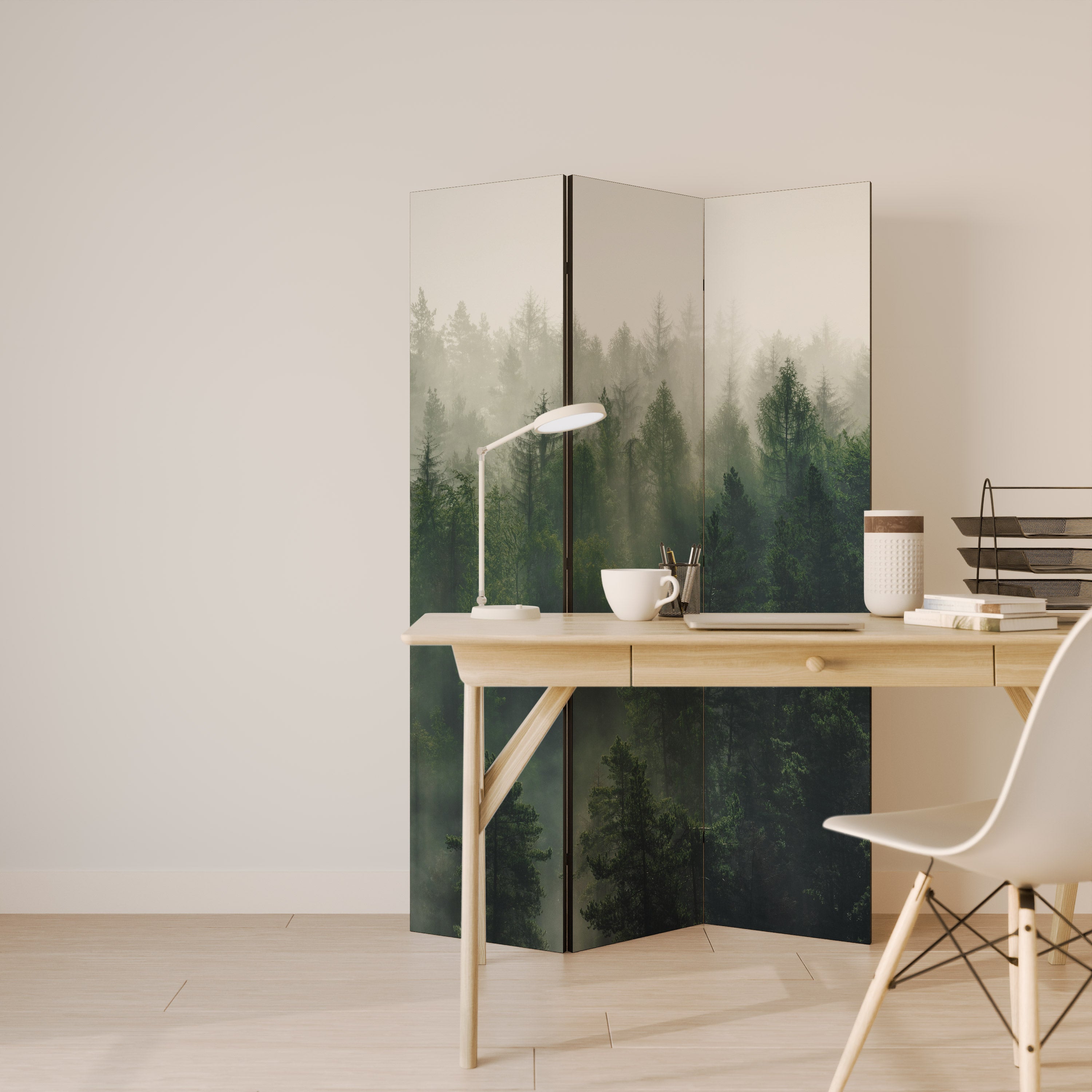 MISTY FOREST 3-Panel Room Divider