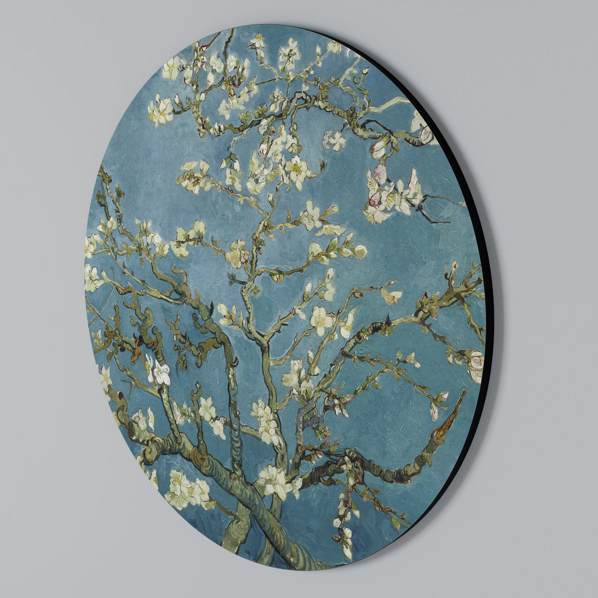 ALMOND BLOSSOM Στρογγυλός πίνακας ζωγραφικής