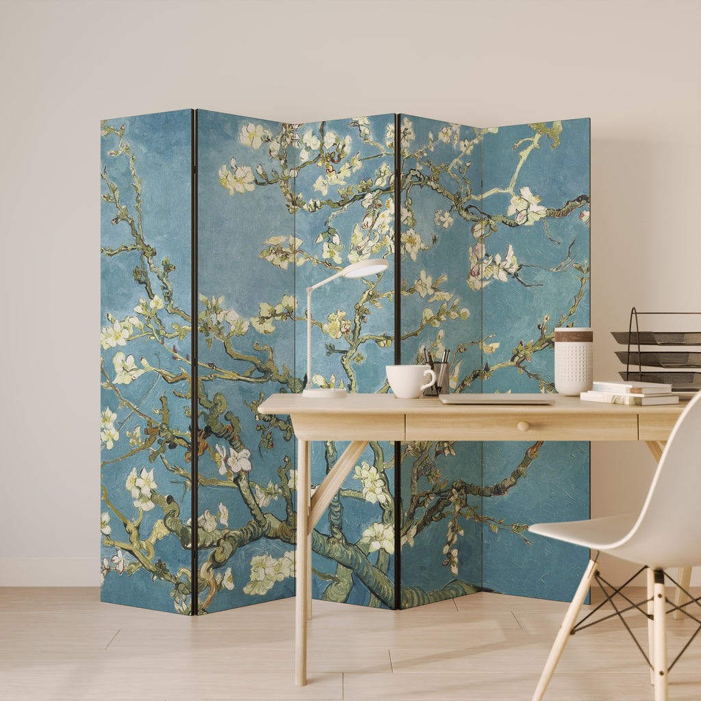 ALMOND BLOSSOM Dekorativ rumsavdelare – 5 paneler