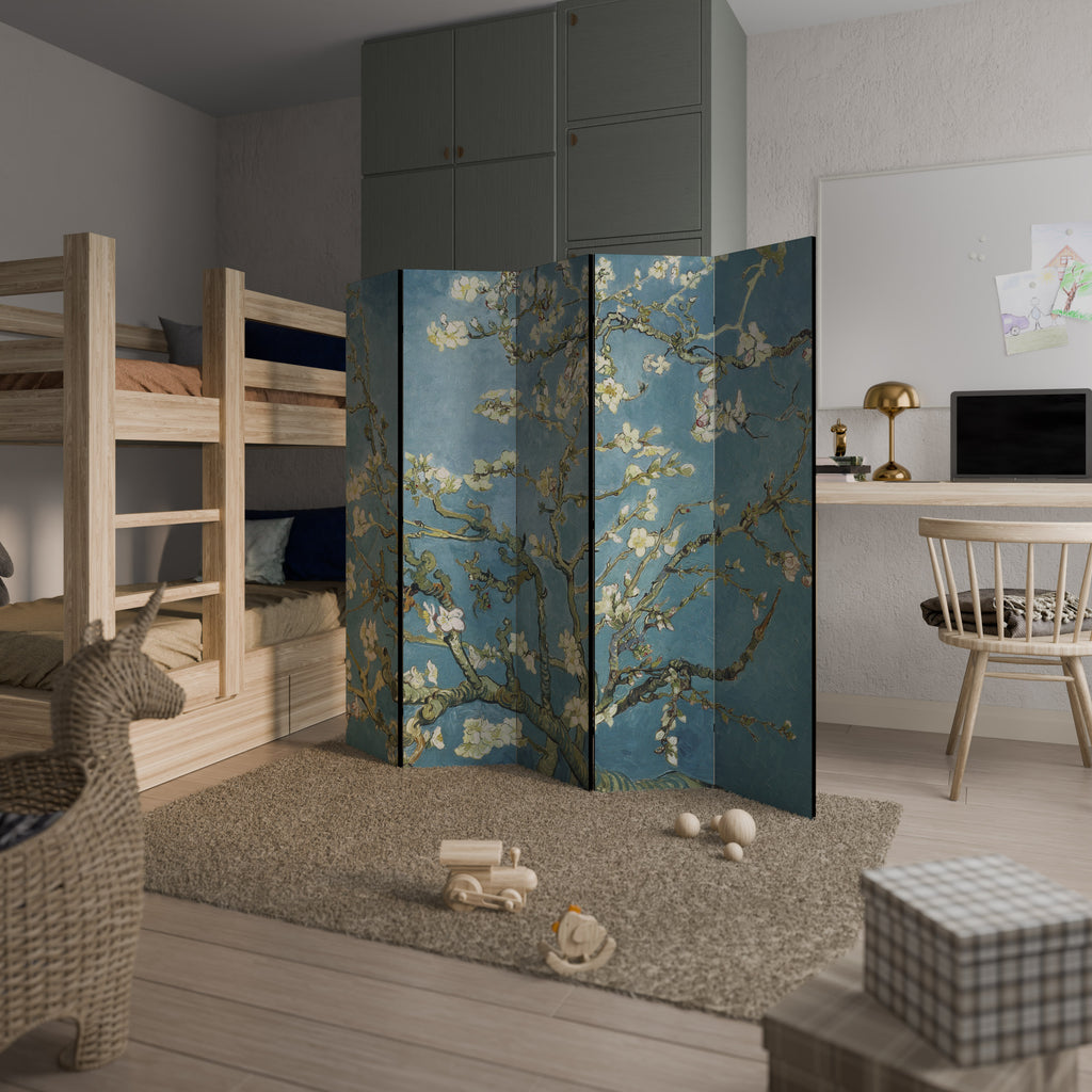 ALMOND BLOSSOM Dekorativ rumsavdelare – 5 paneler