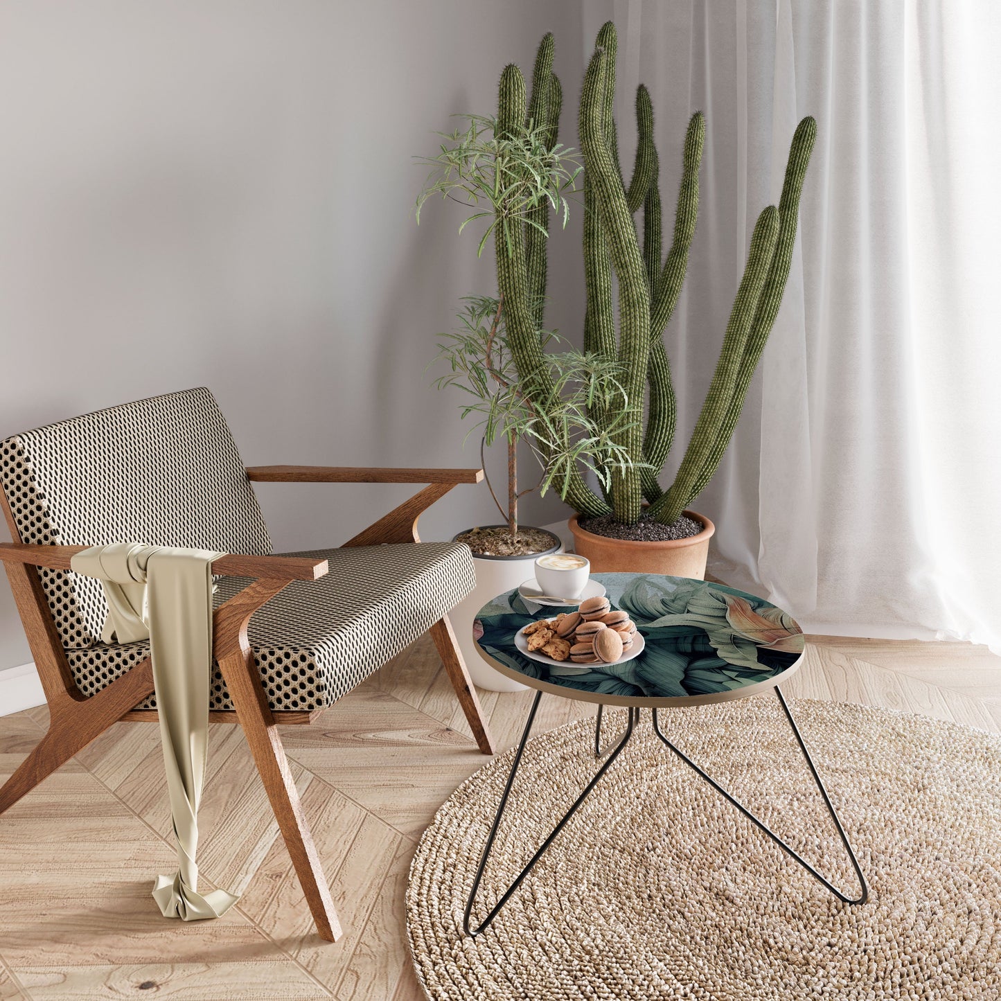 CRASHED LEAVES Small Coffee Table