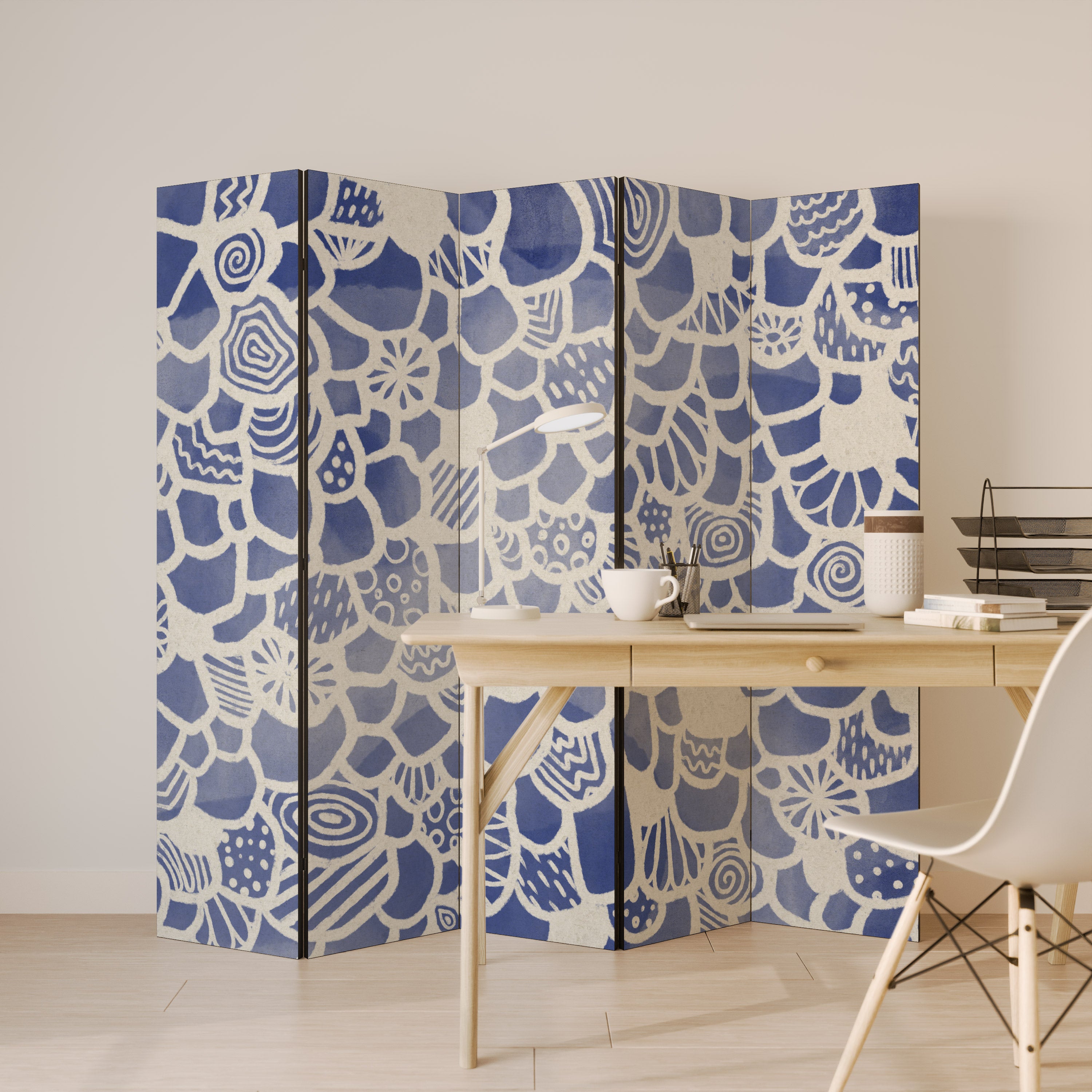 SAPHIRE TESSERA 5dílný paraván