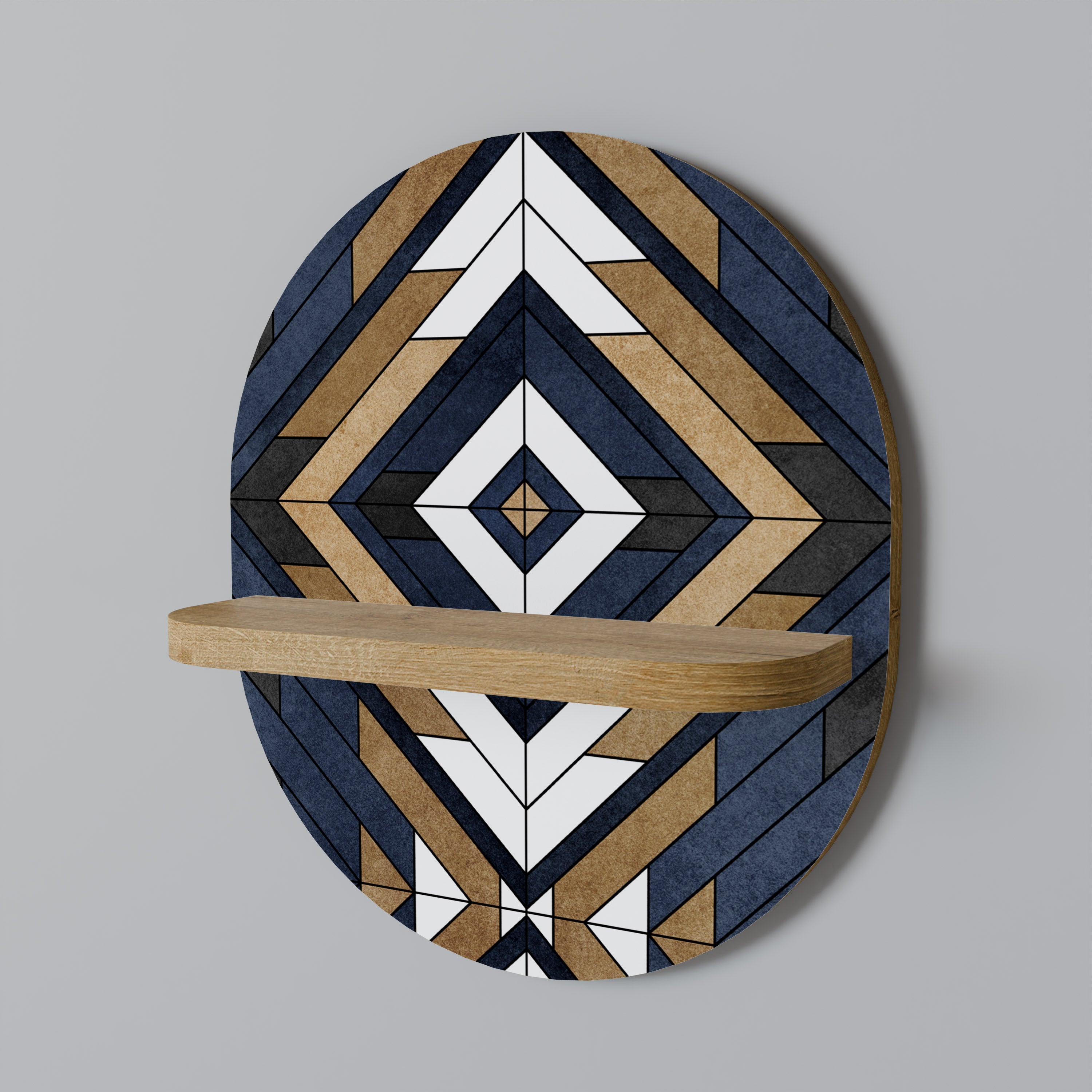 ARTFUL GEOMETRY Decorative Art Shelf