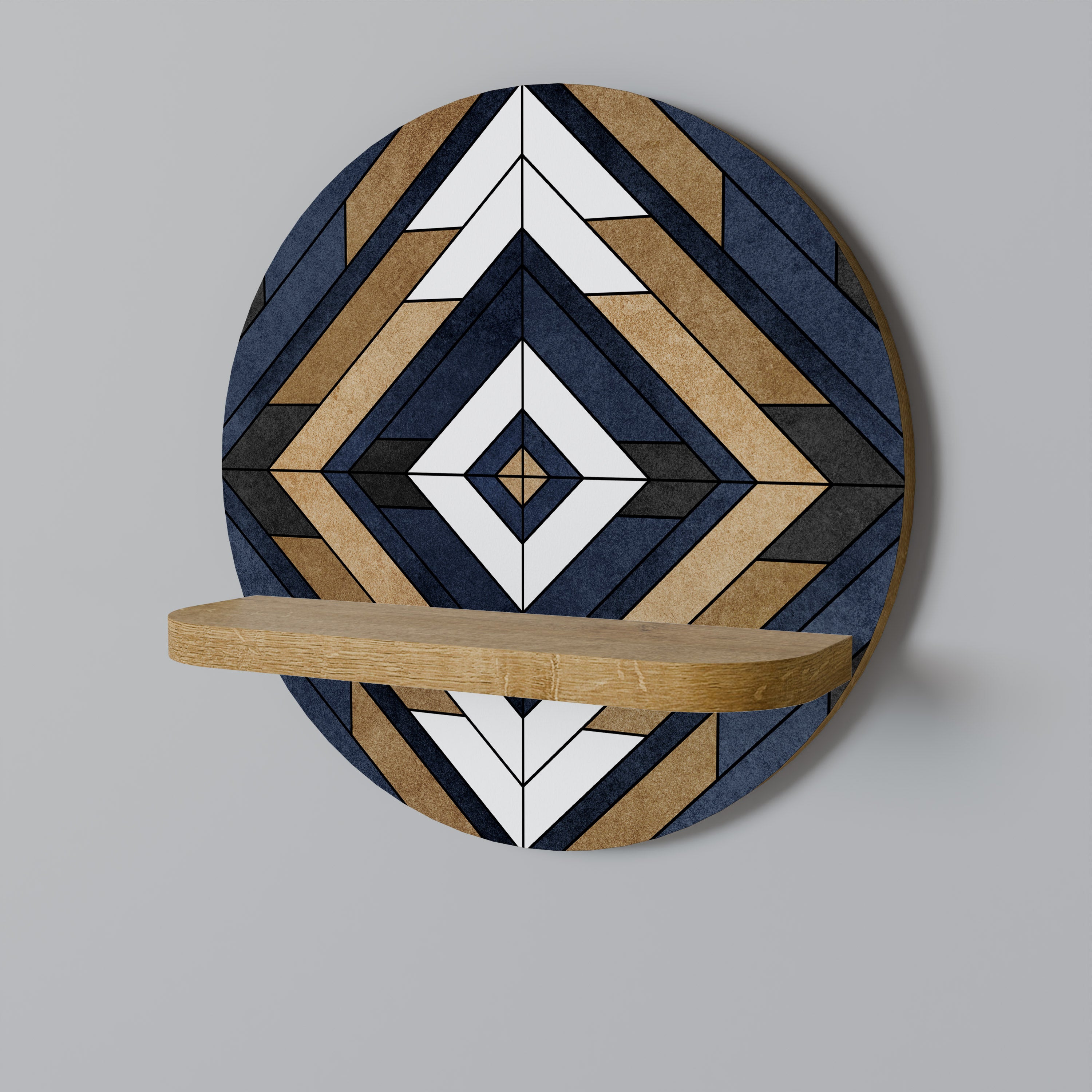ARTFUL GEOMETRY Decorative Art Shelf