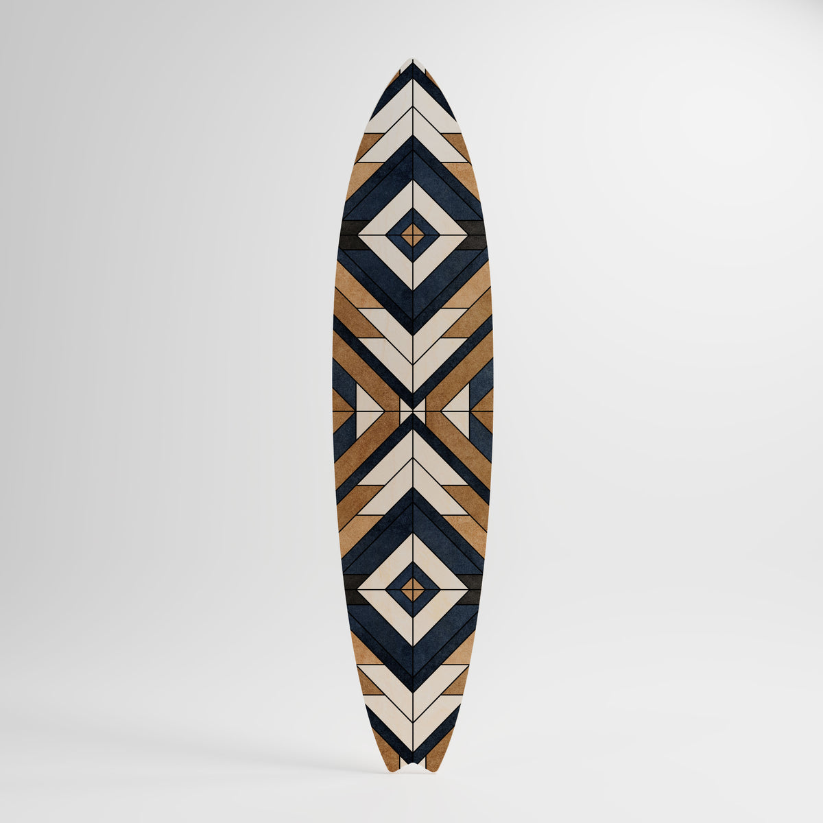ARTFUL GEOMETRY Painel Decorativo Prancha de Surf