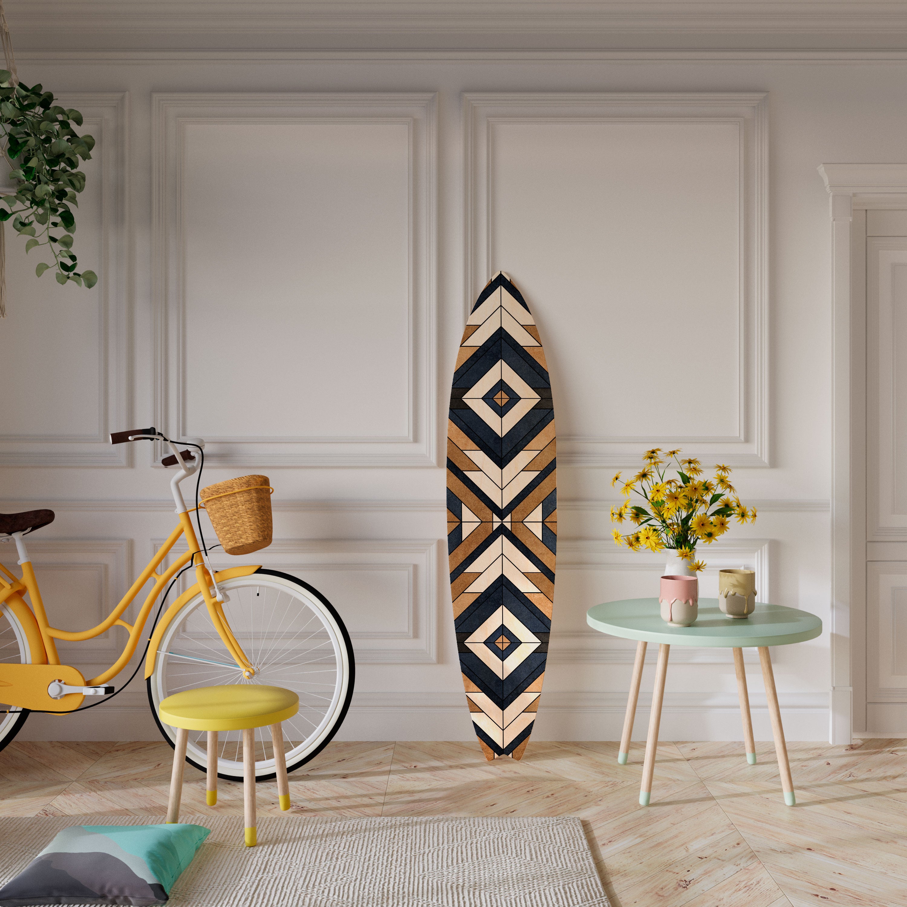 ARTFUL GEOMETRY Surfboard Decorative Panel
