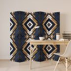 ARTFUL GEOMETRY 5-Panel Room Divider