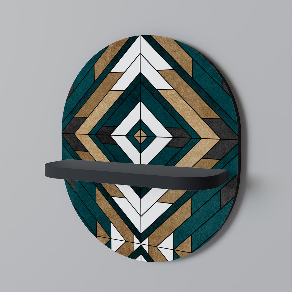 ARTISTIC GEOMETRY Decorative Art Shelf
