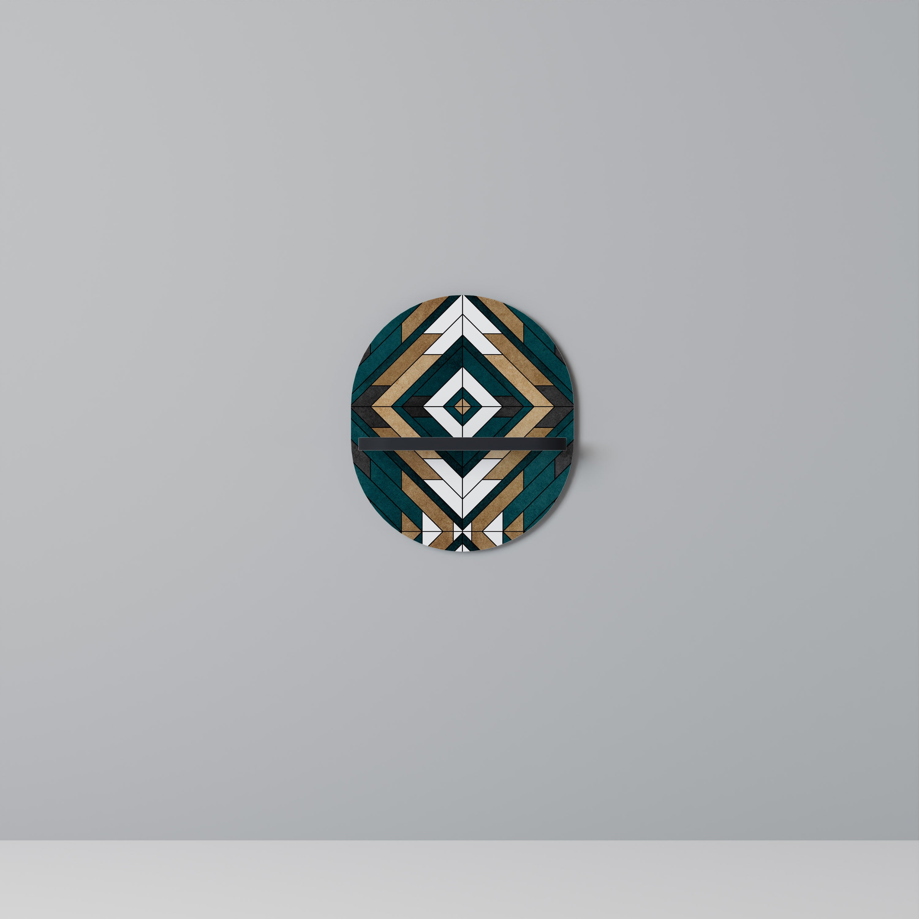 ARTISTIC GEOMETRY Decorative Art Shelf