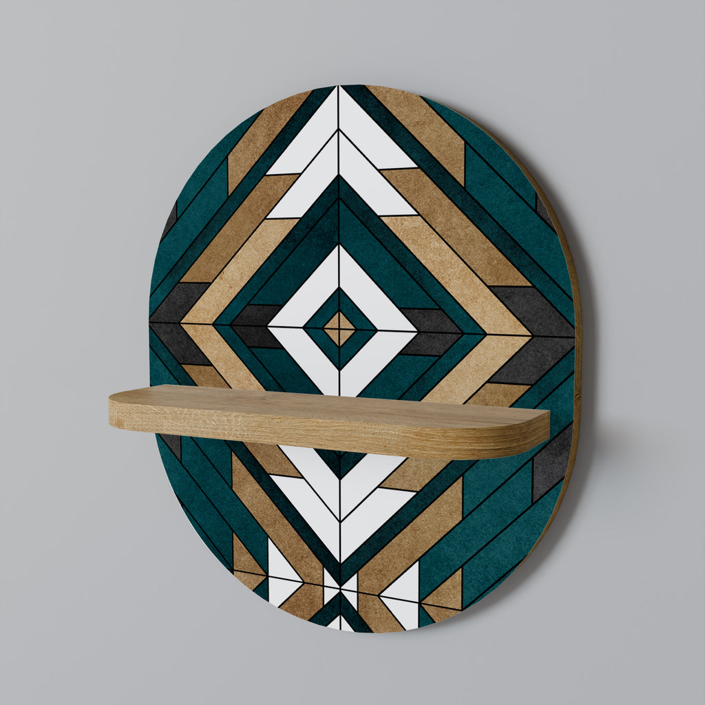 ARTISTIC GEOMETRY Decorative Art Shelf