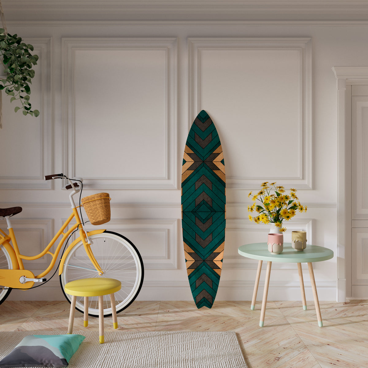 ARTISTIC GEOMETRY Surfboard Decorative Panel