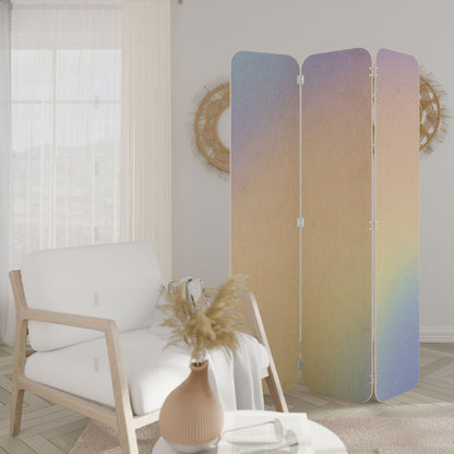 MIRACLE MELODIES 3-Panel Plywood Room Divider