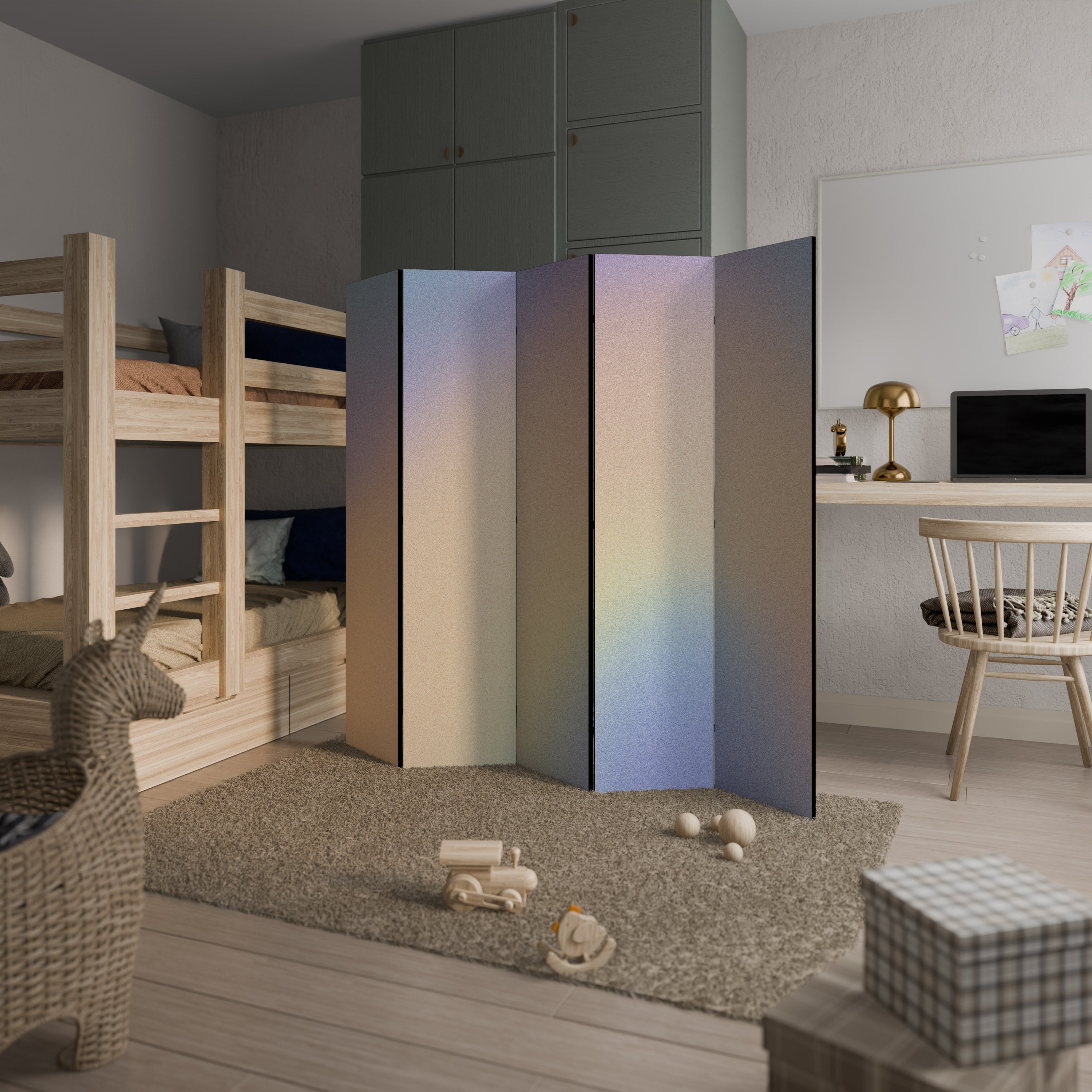 MIRACLE MELODIES 5-Panel Room Divider