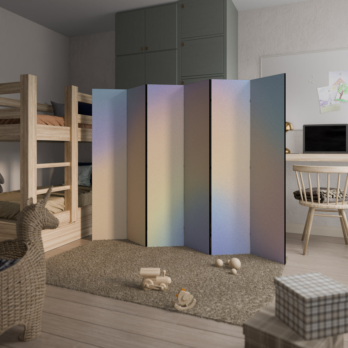MIRACLE MELODIES 6-Panel Room Divider