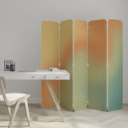 MIRAGE MELODIES 5-Panel Plywood Room Divider