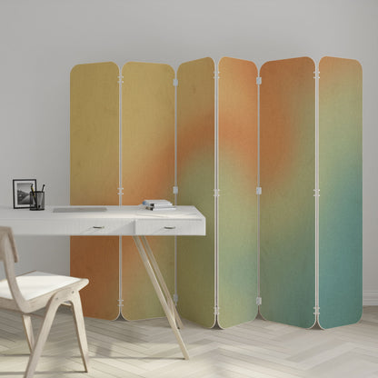 MIRAGE MELODIES 6-Panel Plywood Room Divider