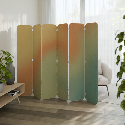 MIRAGE MELODIES 6-Panel Plywood Room Divider