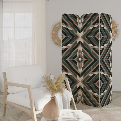 DIMENSION DELIGHTS 3-Panel Plywood Room Divider