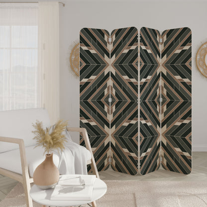 DIMENSION DELIGHTS 4-Panel Plywood Room Divider