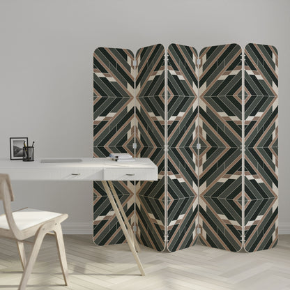 DIMENSION DELIGHTS 5-Panel Plywood Room Divider