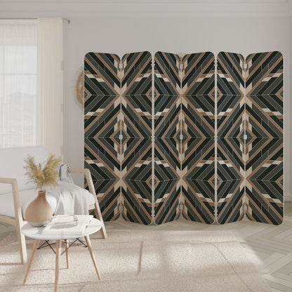 DIMENSION DELIGHTS 6-Panel Plywood Room Divider