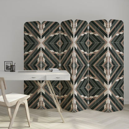 DIMENSION DELIGHTS 6-Panel Plywood Room Divider