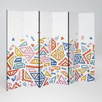 ANGULAR FEELING 6-Panel Room Divider