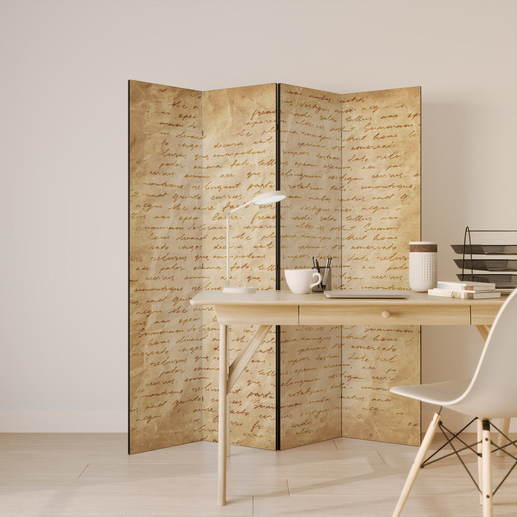 PAGES OF MEMORY 4dílný paraván