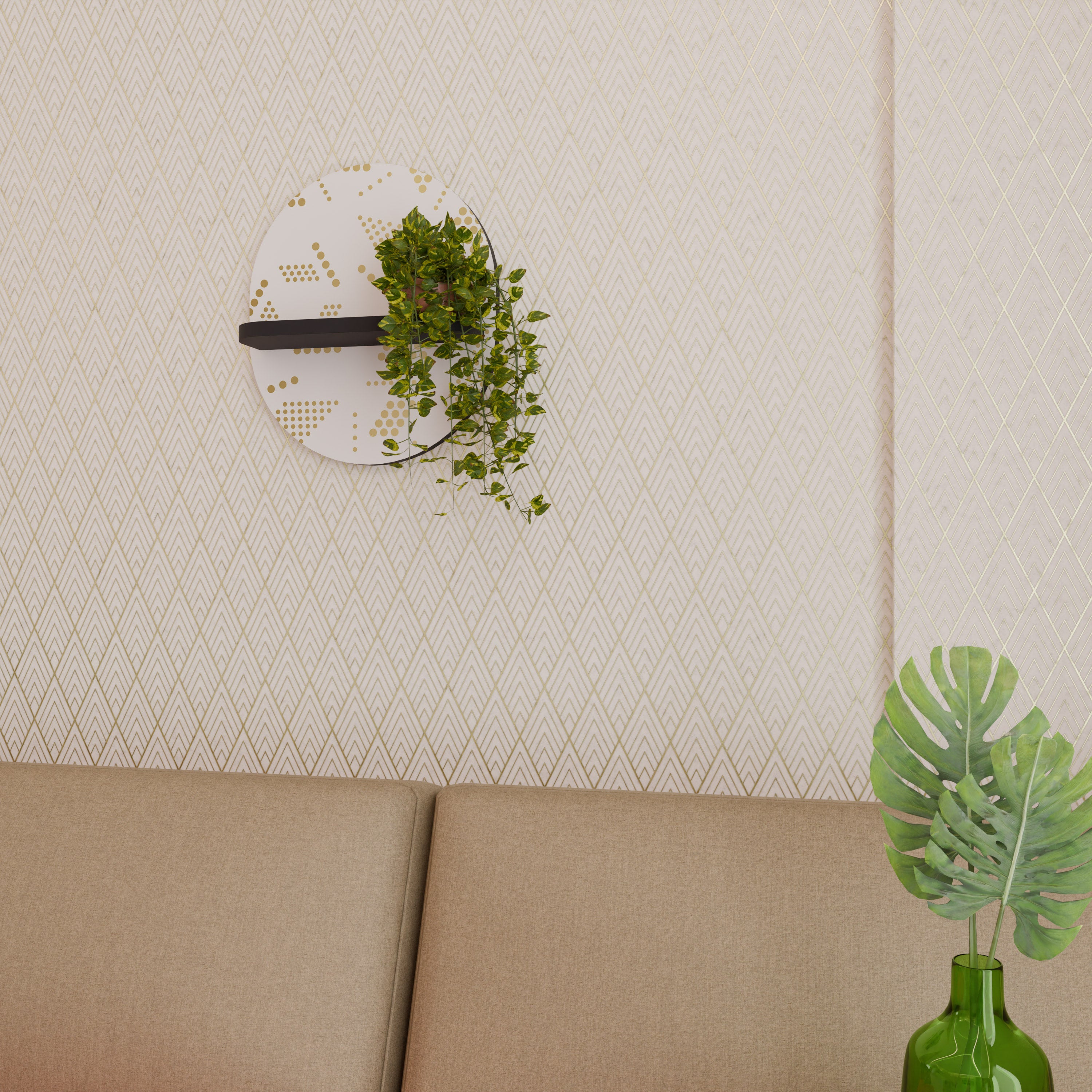 SPOTTED DAZE Decorative Art Shelf