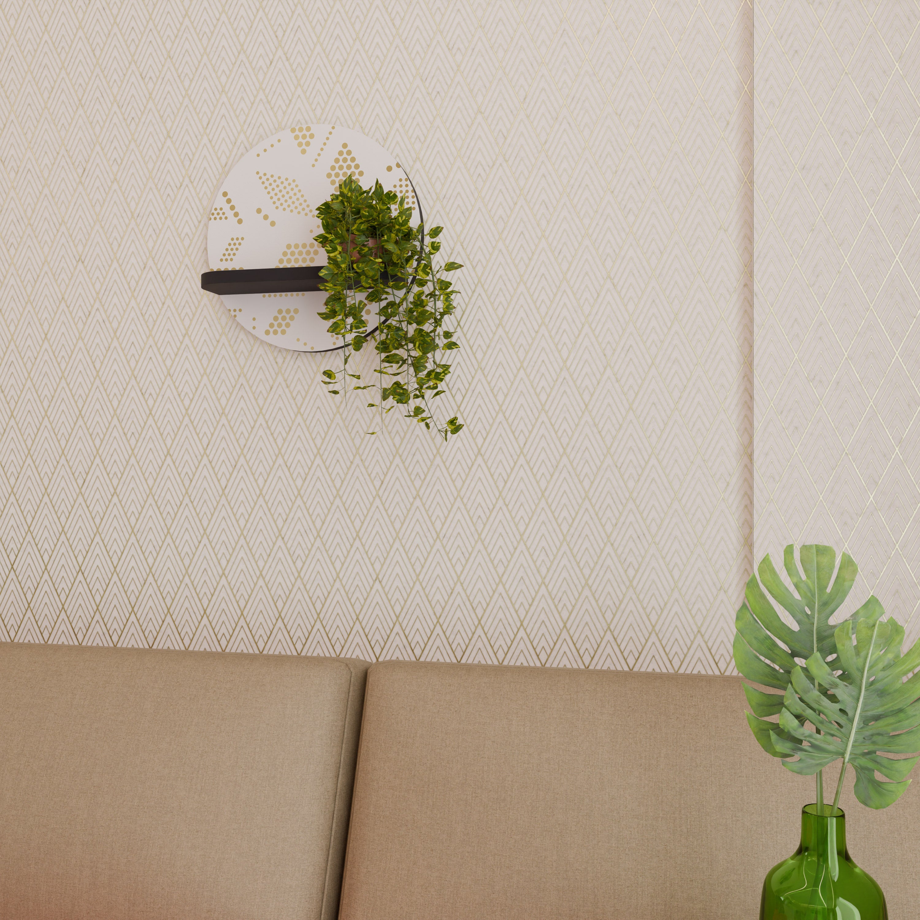 SPOTTED DAZE Decorative Art Shelf