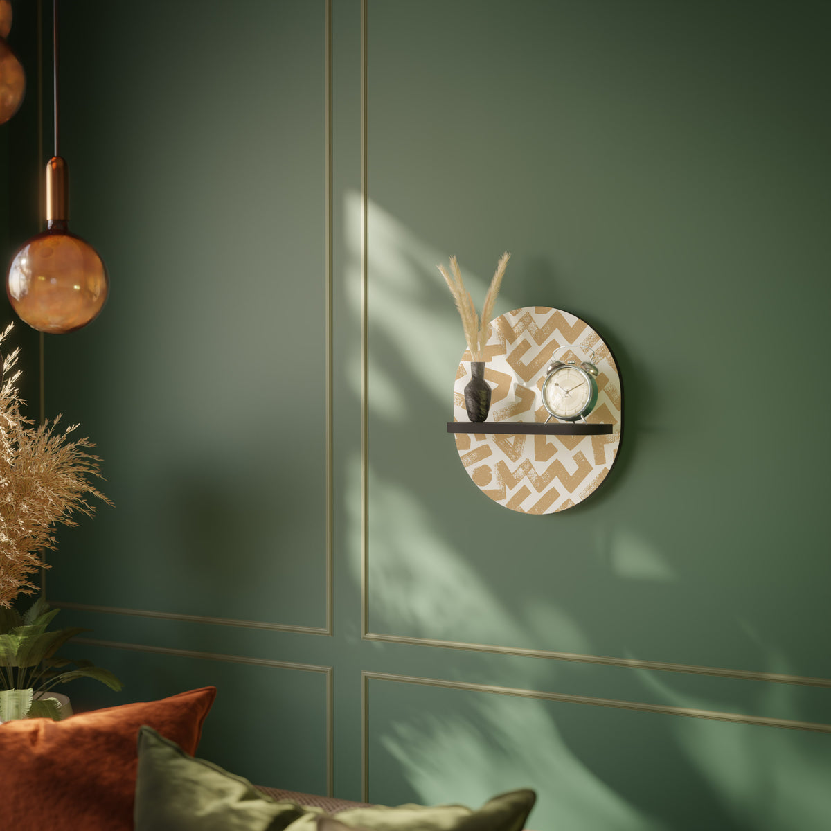 CLUSTER CRAFTS Dekoratives Wandregal