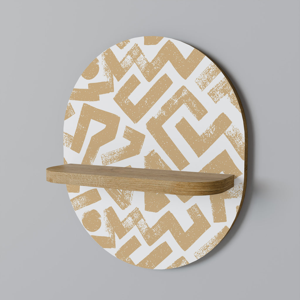 CLUSTER CRAFTS Decorative Art Shelf