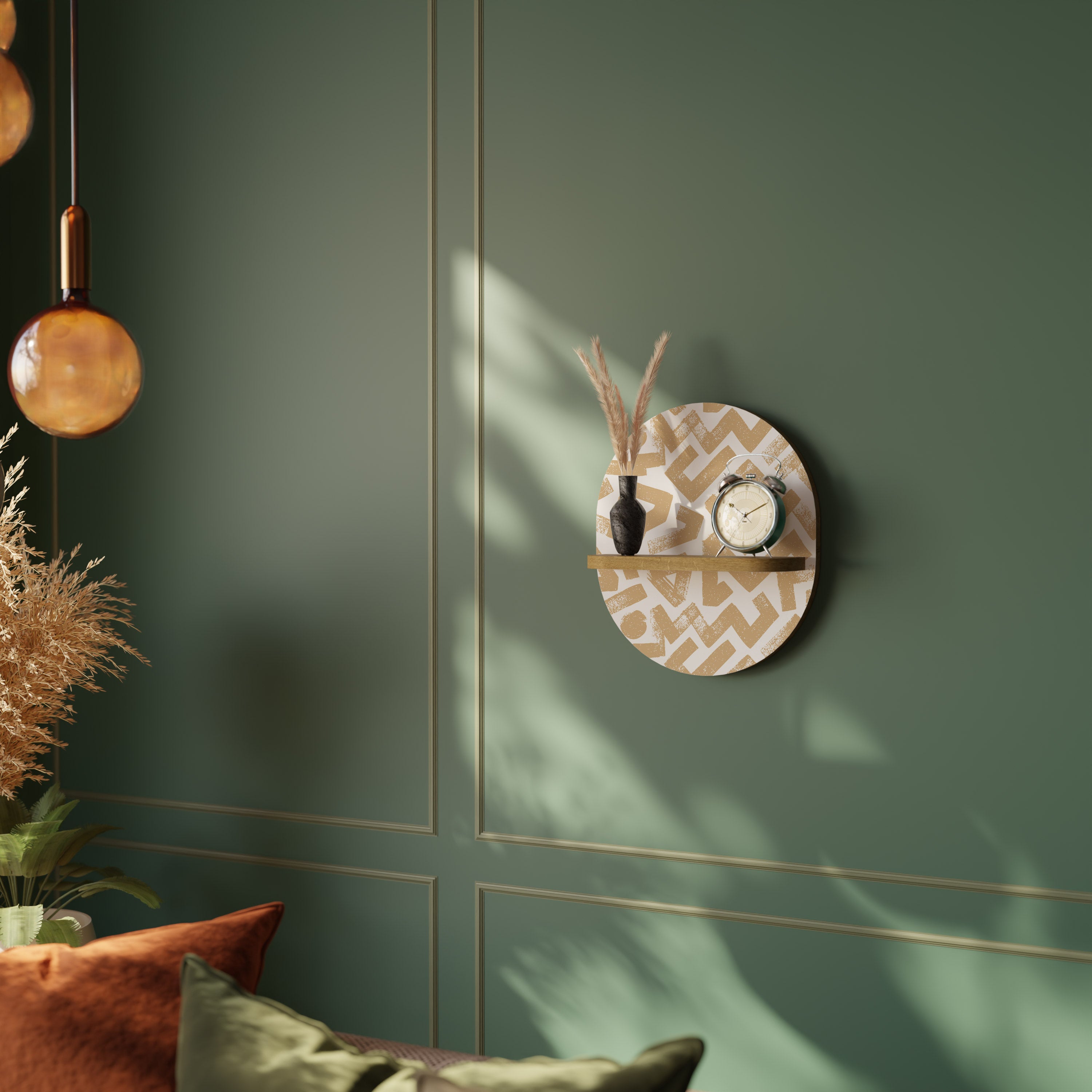 CLUSTER CRAFTS Decorative Art Shelf