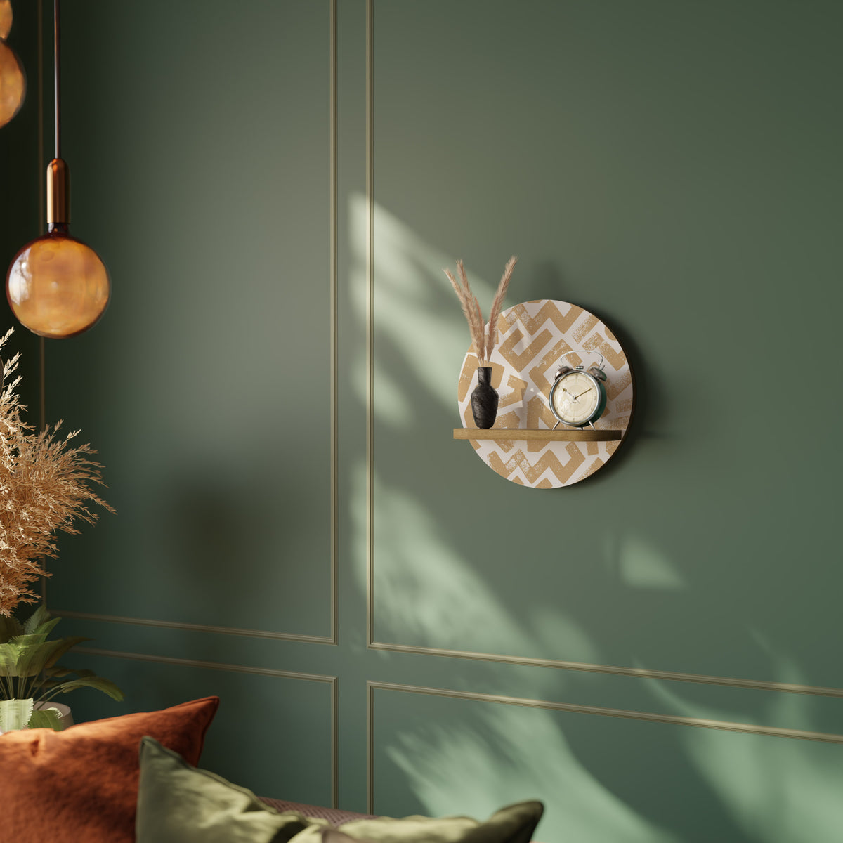 CLUSTER CRAFTS Dekoratives Wandregal