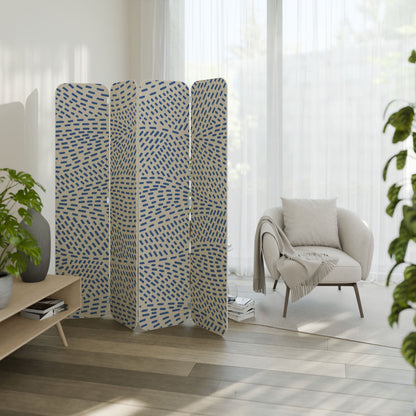 HEAVENLY SHREDS 4-Panel Plywood Room Divider