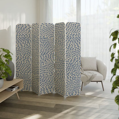 HEAVENLY SHREDS 5-Panel Plywood Room Divider