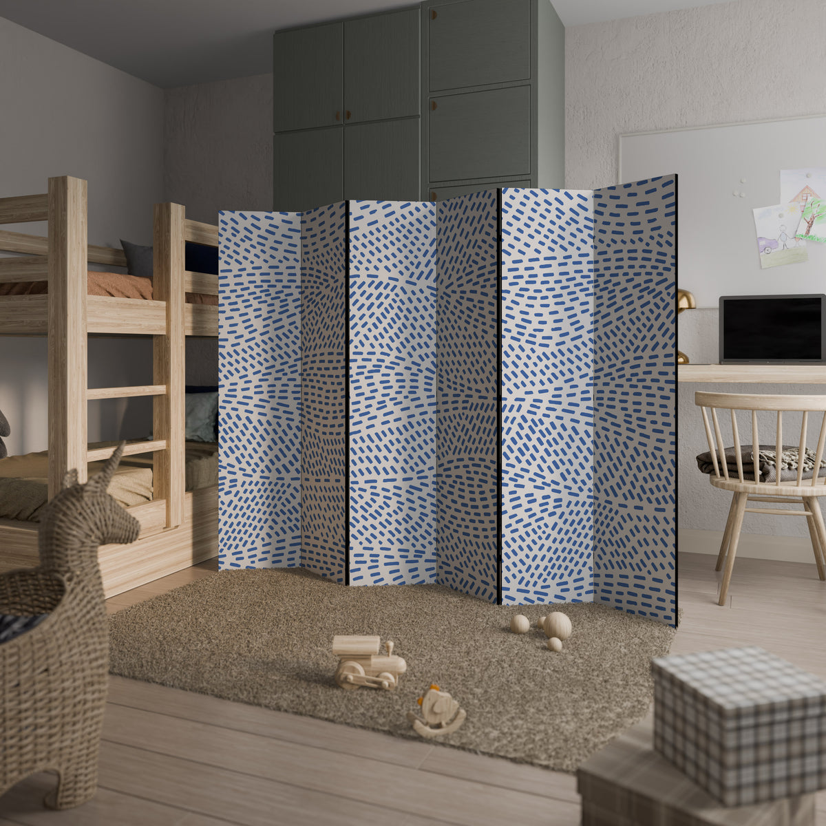 HEAVENLY SHREDS 6-Panel Room Divider