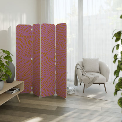 AZALEA SHREDS 4-Panel Plywood Room Divider