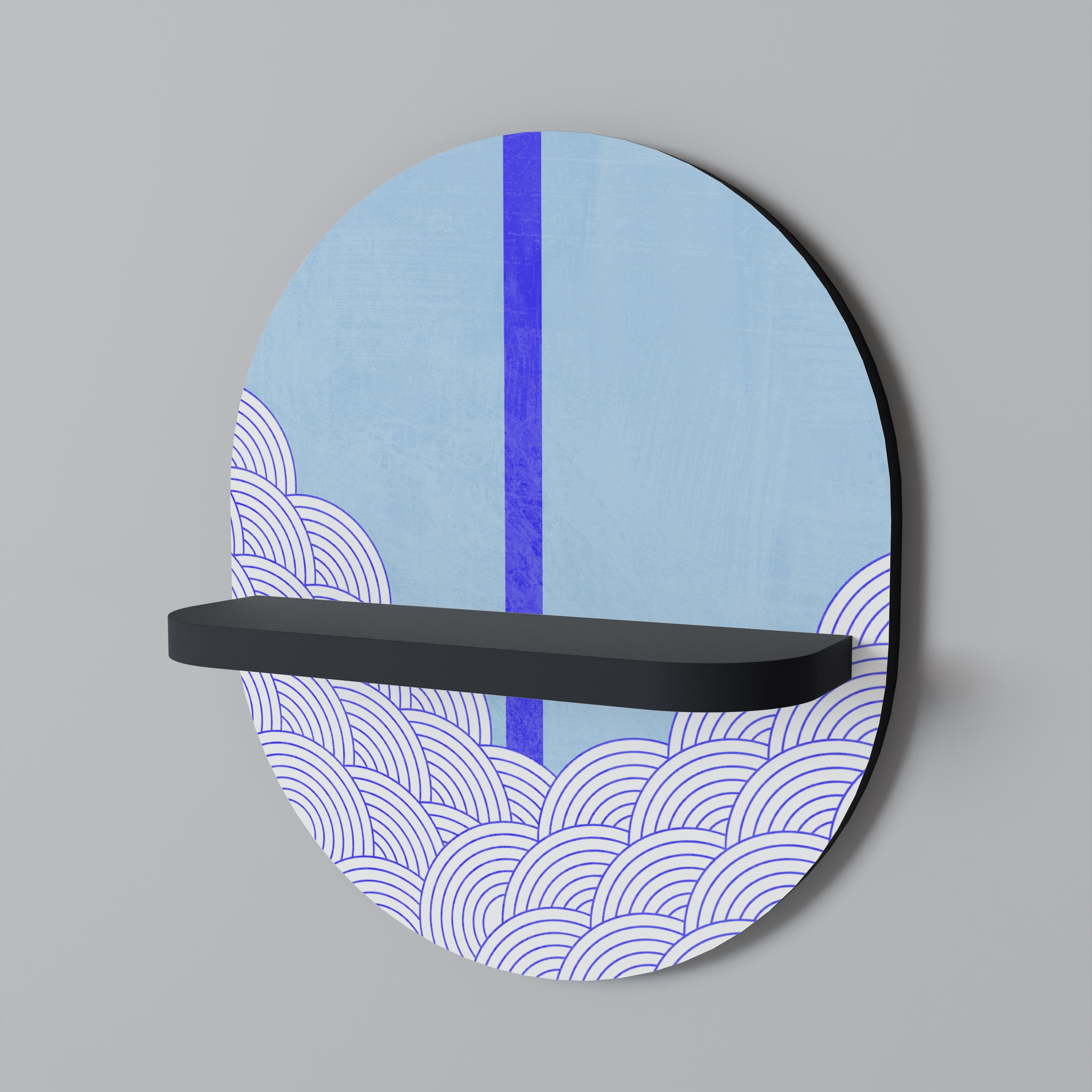 TIDAL STRIPE Decorative Art Shelf