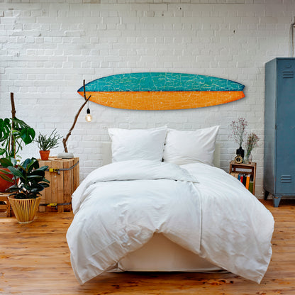 RUSTIC SHORE Deko-Surfboard