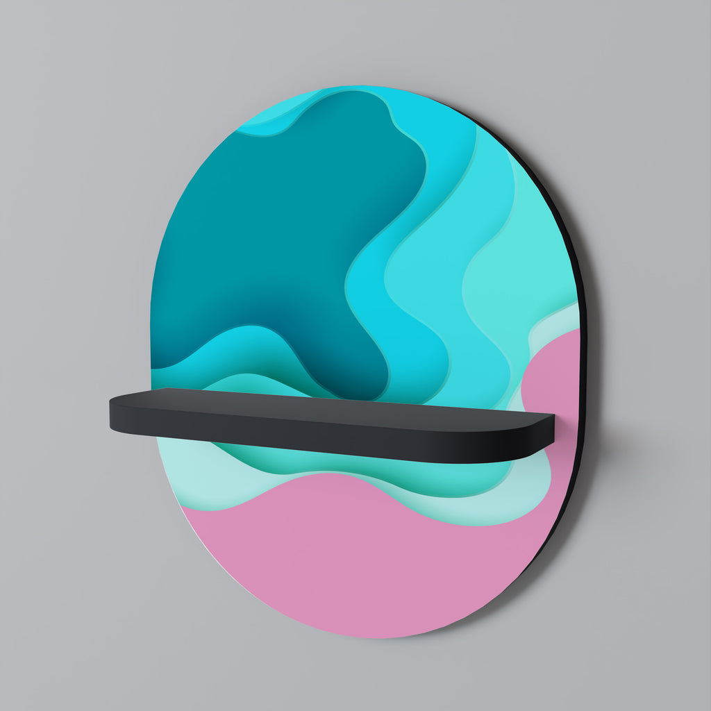 CYANIC ABYSS Decorative Art Shelf