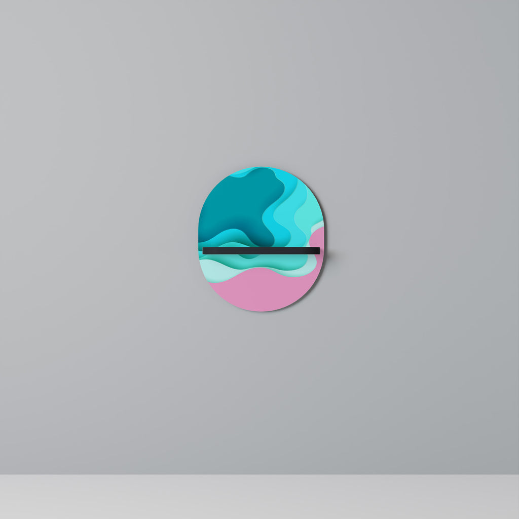 CYANIC ABYSS Decorative Art Shelf