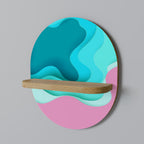 CYANIC ABYSS Decorative Art Shelf